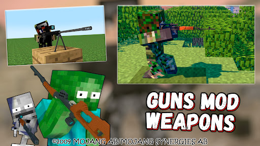 Mod Weapons [MCPE Addon] Screen 3