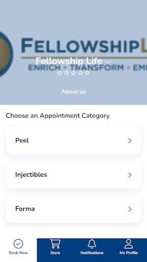 Android application My Wellness screenshort