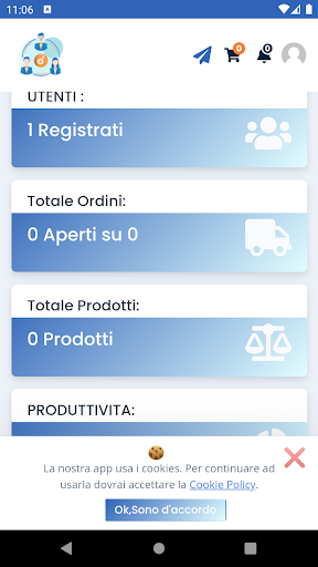Android application AGENT2BUSINESS screenshort