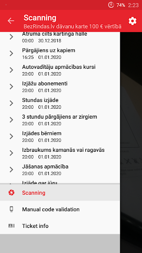 BezRindas Control Screen 3