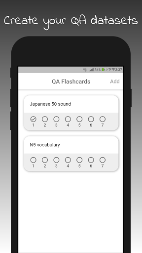 Android application QA Flashcards screenshort