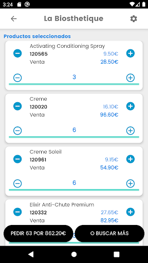La Biosthetique - App Pedidos