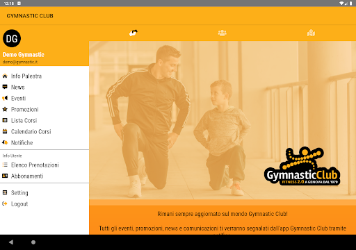 Gymnastic Club Screen 3