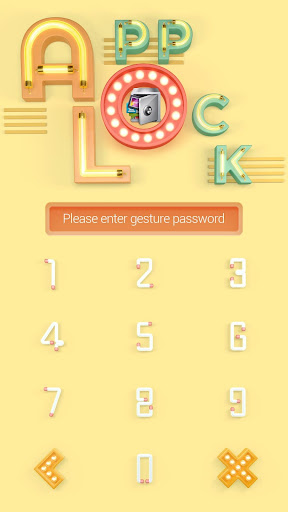 AppLock Theme Neon Screen 2