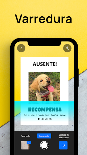 Visualização do aplicativo