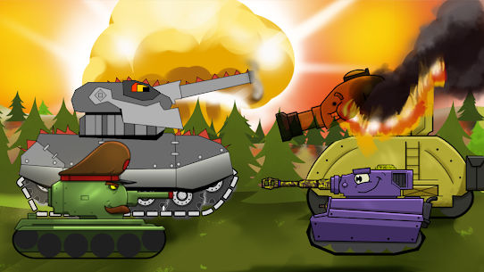 Merge Tanks: Combat war Stars MOD (Unlimited Money) 6