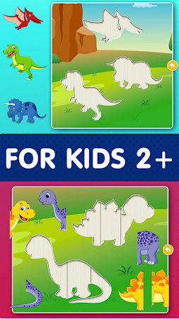 Game screenshot 恐竜パズル Dino Kid Puzzle for Kids hack