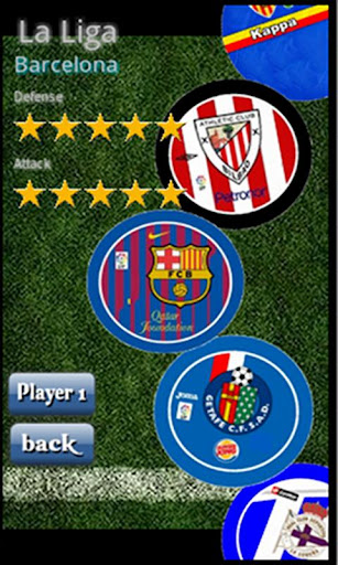 Soccer Tab (Football) Screen 2