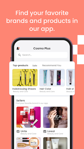Android application Cosmo Brand Plus screenshort