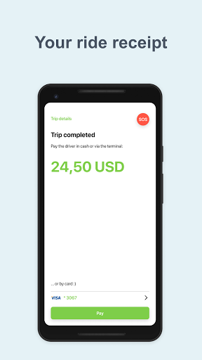 Screenshot of PickmeApp - book your ride