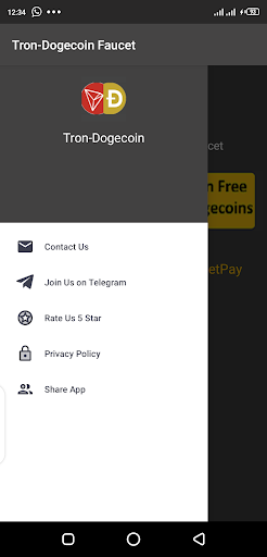 Tron-Dogecoin Faucet Earn Free Unlimited coins