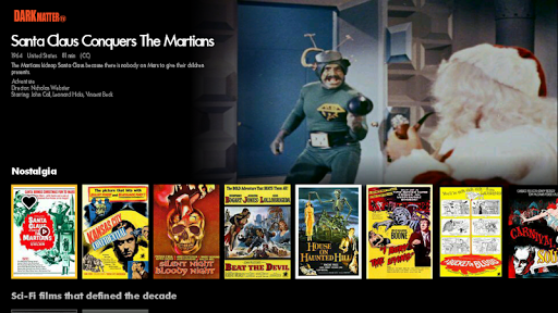 Dark Matter TV for Android TV Screen 3