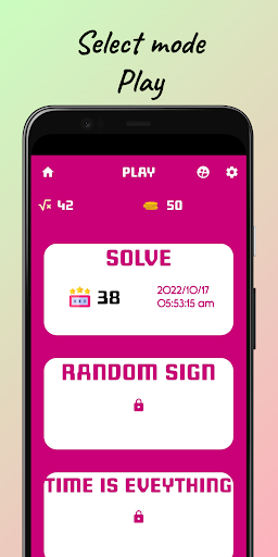Android application Math Champ screenshort