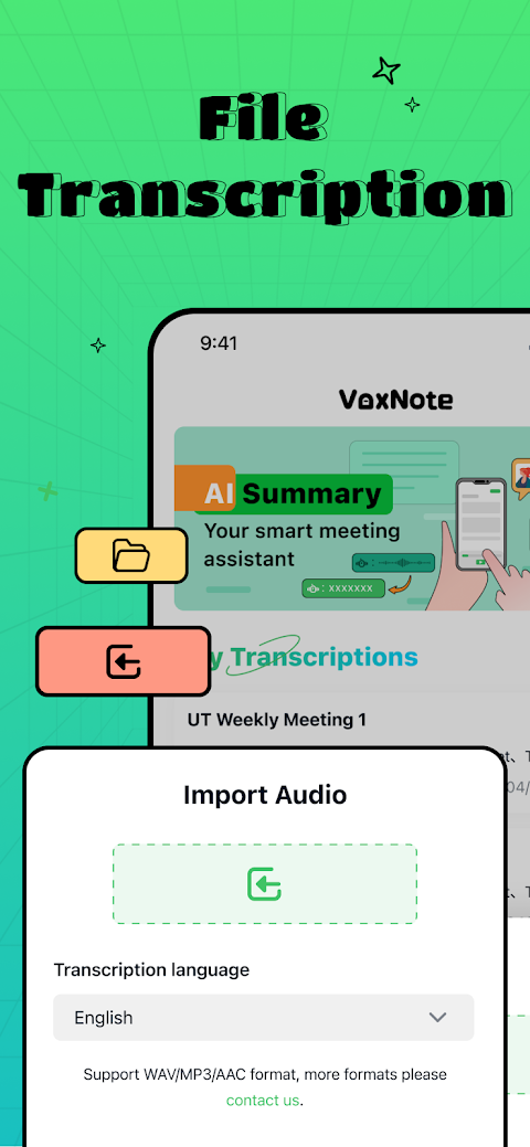VoxNote-音声をテキストにインテリジェントに変換のおすすめ画像5