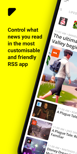 Android application Fiper - News Reader with RSS screenshort