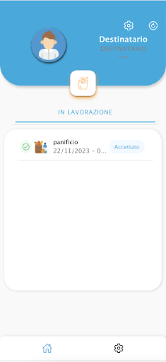 Android application Non Spreco screenshort