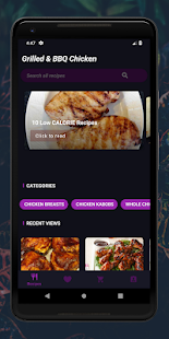 Grilled , BBQ Chicken Recipes Capture d'écran