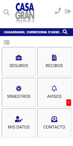 Casagrangi App Screen 2