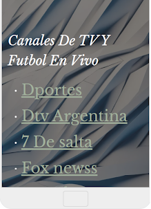 Fútbol Canales De TV En Vivo