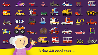 Game screenshot Kids car racing game  - Fiete hack