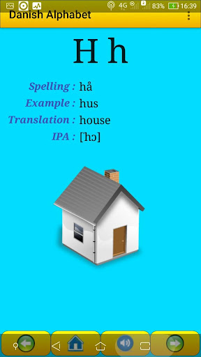 Danish alphabet for old people Screenshot 4 - AppWisp.com