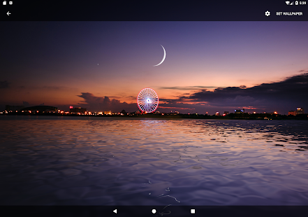 Moon Over Water Live Wallpaper Screenshot
