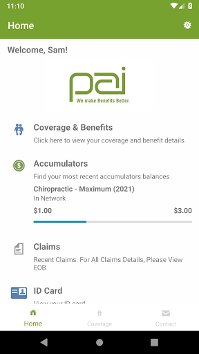 MyBenefitsManager Screen 3