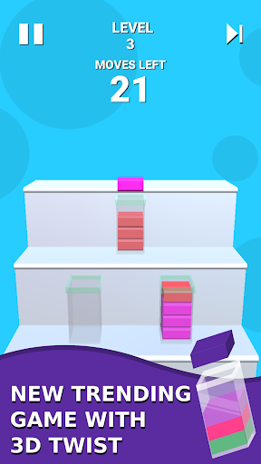 Android application Block Sort 3D screenshort