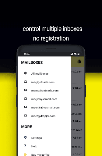 inboxes temp mail - by nada Screen 2