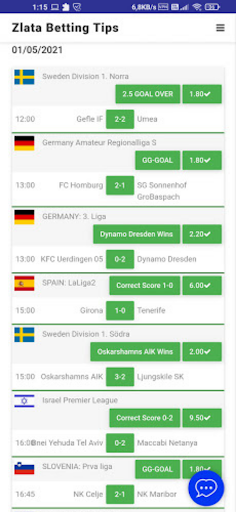 Betting Tips Analyzers Screen 3