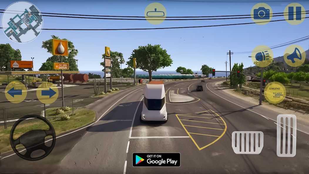 American Truck Simulator Games 2 APK + Mod (Unlimited money) untuk android
