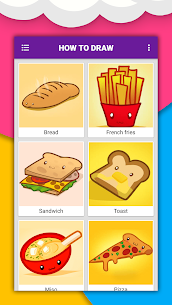 How to draw cute food by steps APK for Android Download 3