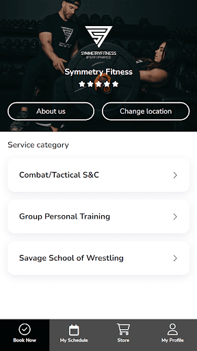 Symmetry Fitness Screen 2