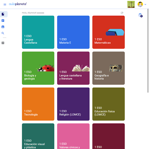 Android application Aulaplaneta offline screenshort