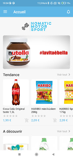 Android application NOMATIC.LU screenshort