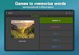 screenshot of Flashcards: learn languages
