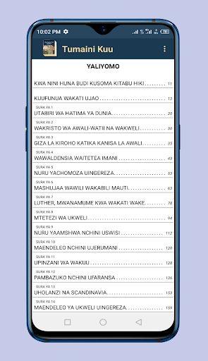 Tumaini Kuu Screen 2