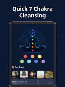 Screenshot 8 Chakra Meditation：Reiki Mantra android