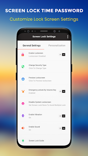 Live Time Password Lock Screen Screen 2