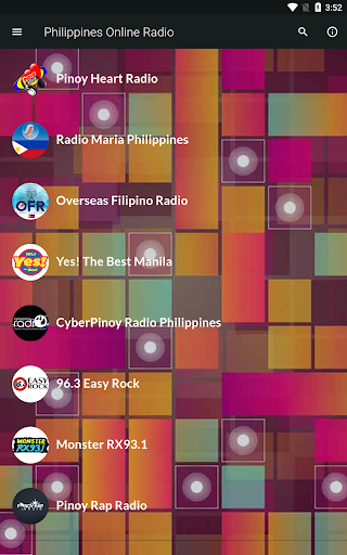 Android application Philippines Online Radio screenshort