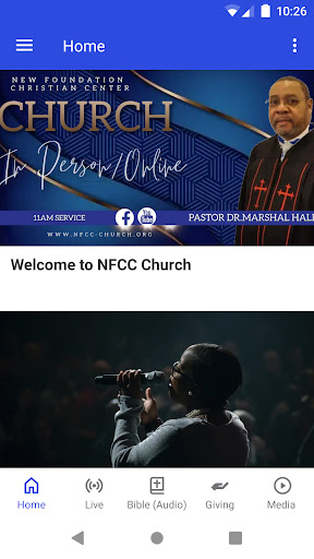 Android application New Foundation Christian CTR screenshort