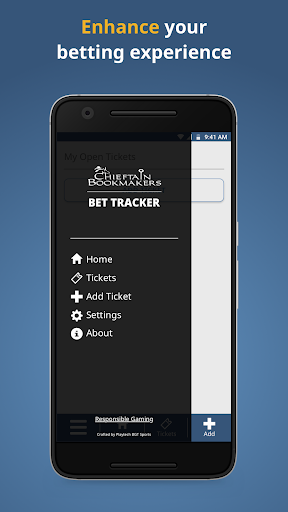 Android application Chieftain Bet Tracker screenshort
