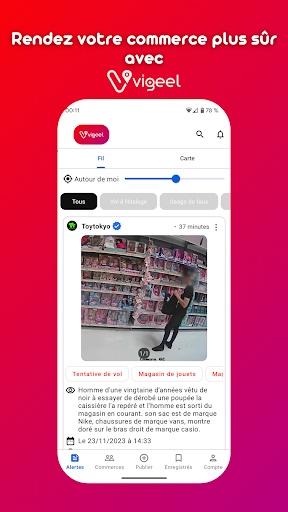 Android application Vigeel screenshort