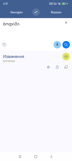 Georgian Russian Translate screenshot 5