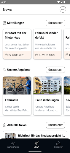 Gebausie - Mieter App Screen 2