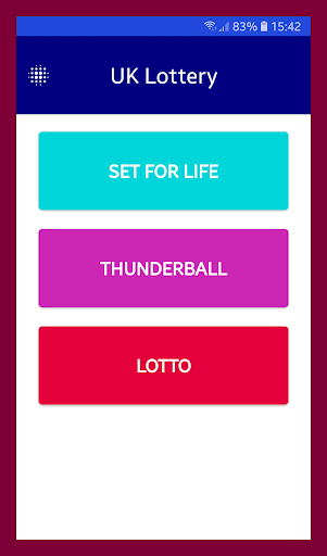 Android application UK Lottery Lucky Numbers screenshort
