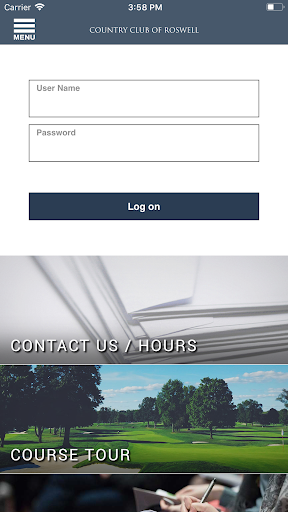 Android application Country Club of Roswell screenshort