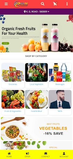 Android application Aftapay screenshort