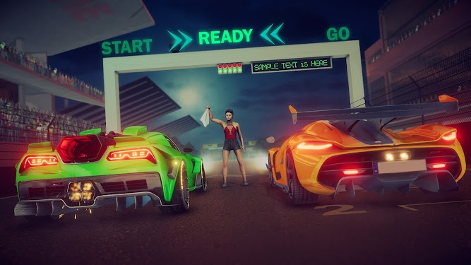 #1. Crazy Car Offline Racing Games (Android) By: Golden Guns Studio