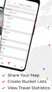 Free Pin Traveler  World Travel Map  Trip Tracker App Download 5